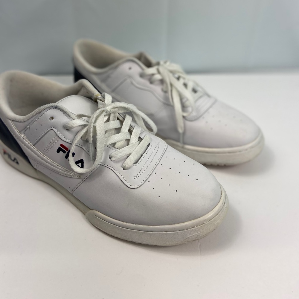 FILA Men’s Original Fitness White/Red/Blue size 14